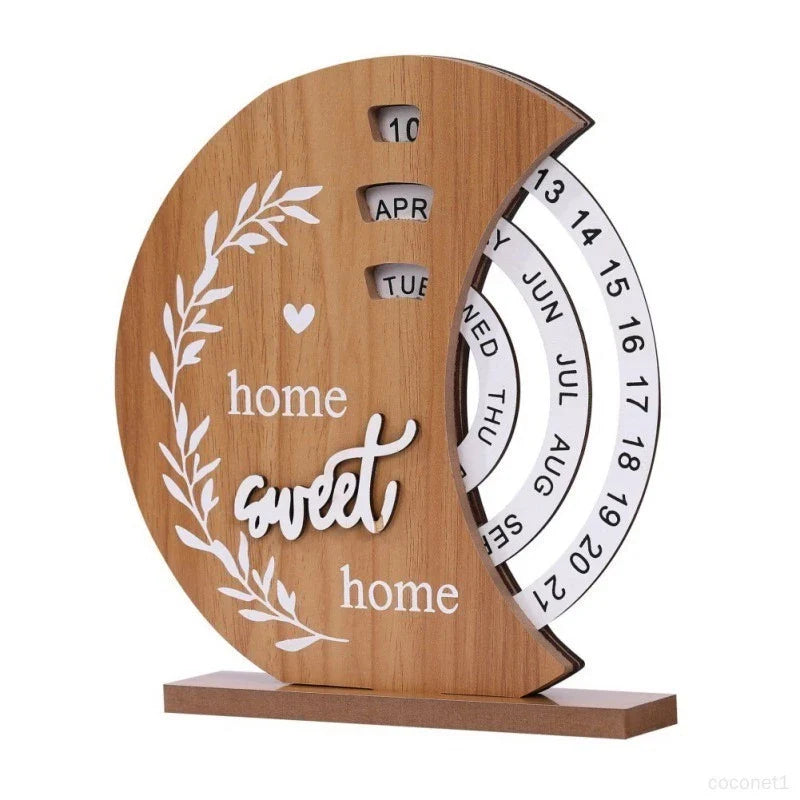 TimeCraft™ Wooden Rotating Clock