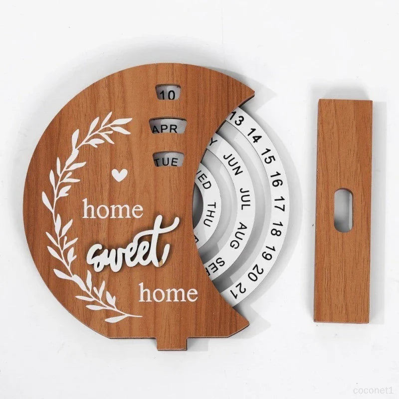 TimeCraft™ Wooden Rotating Clock