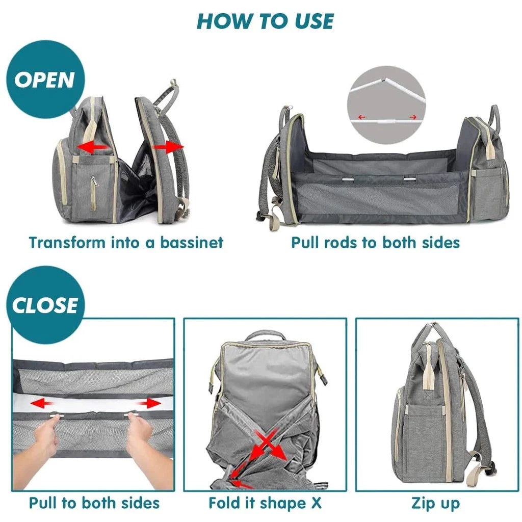 CribCarry™ Travel Bag with Crib