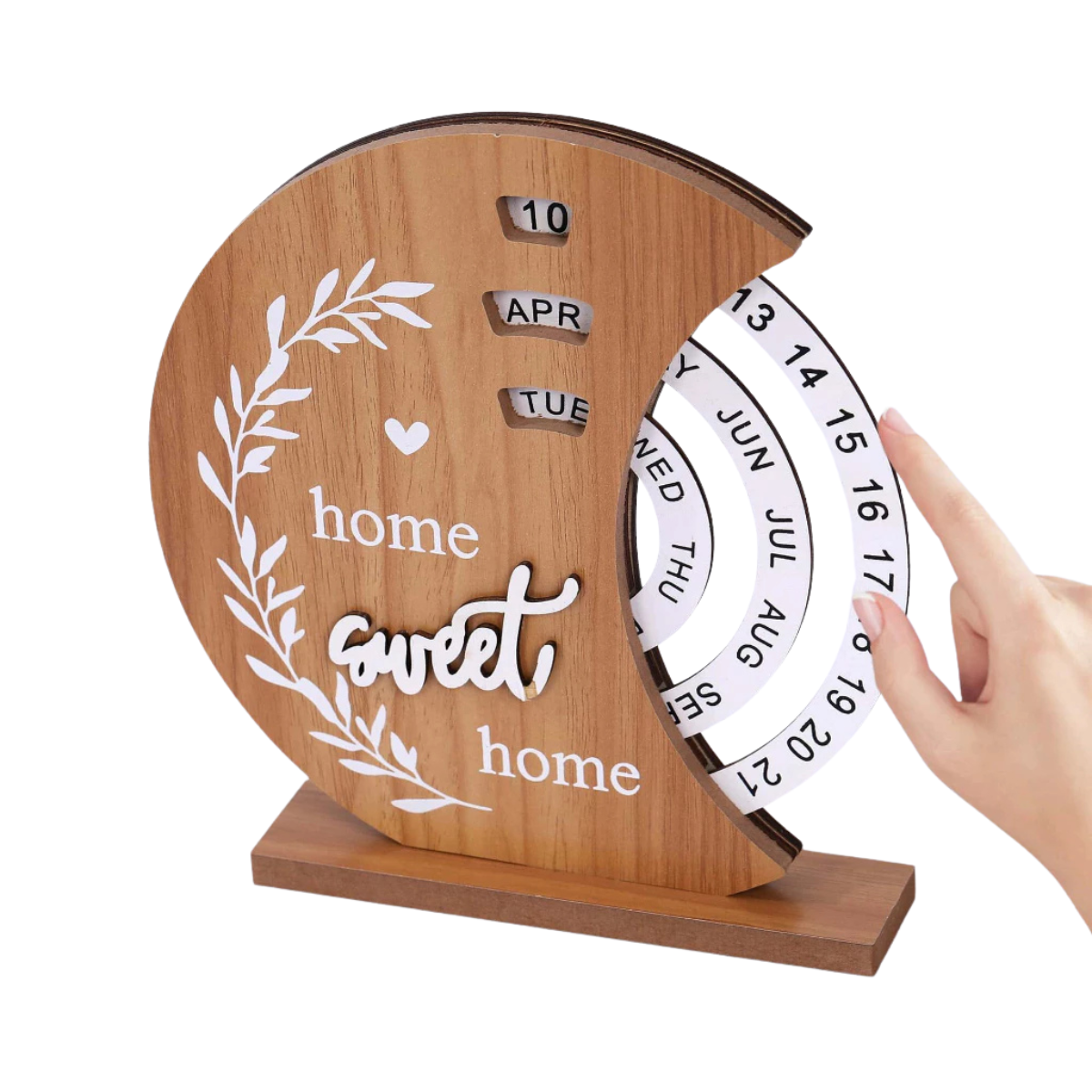 TimeCraft™ Wooden Rotating Clock