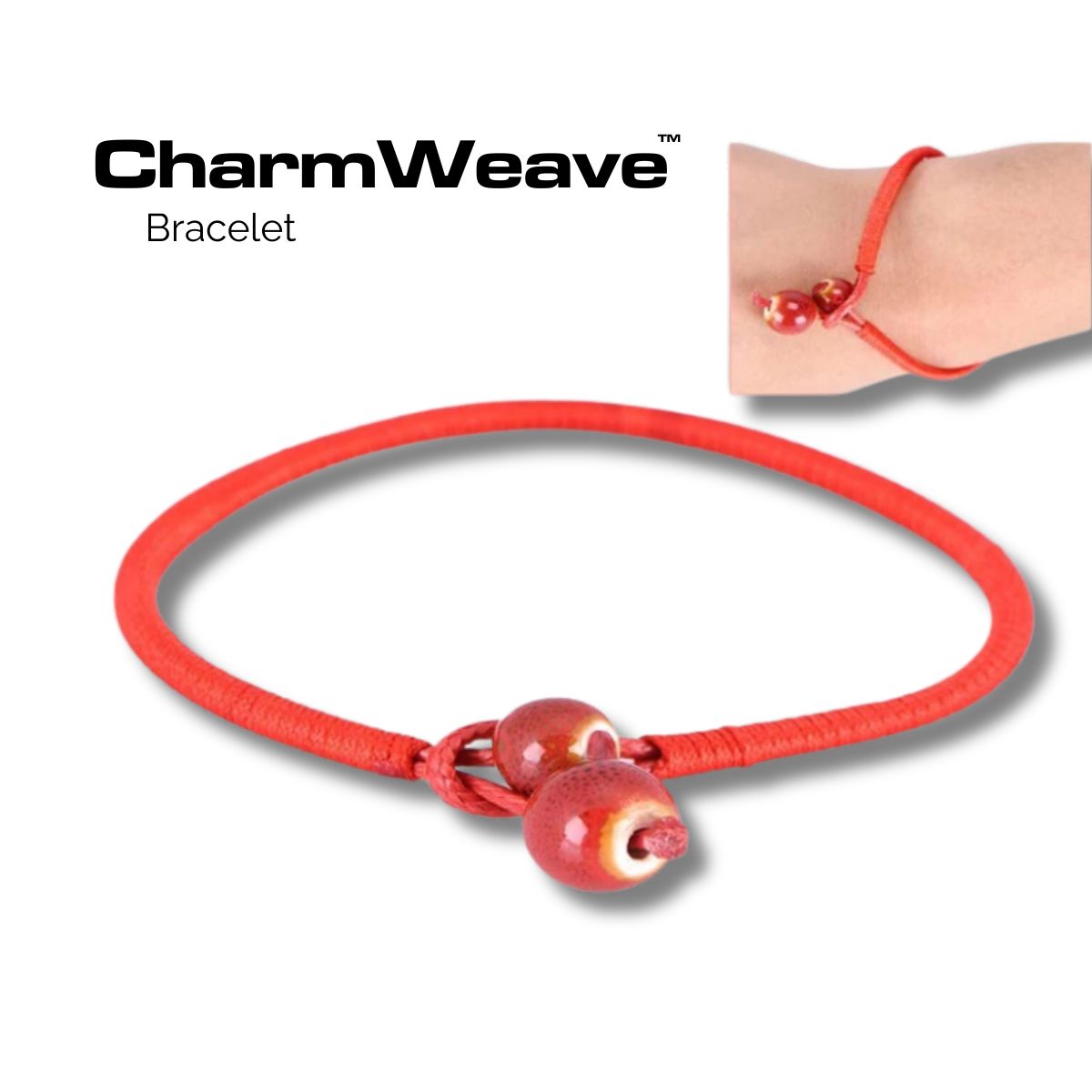 CharmWeave™ Lucky Bead Bracelet