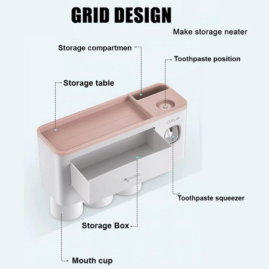 BrushOrg™ Magnetic Toothbrush Holder