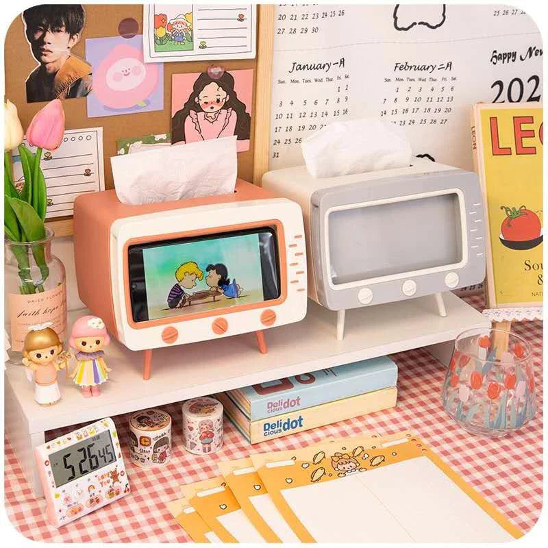 RetroView™ Tissue Storage with Phone Holder
