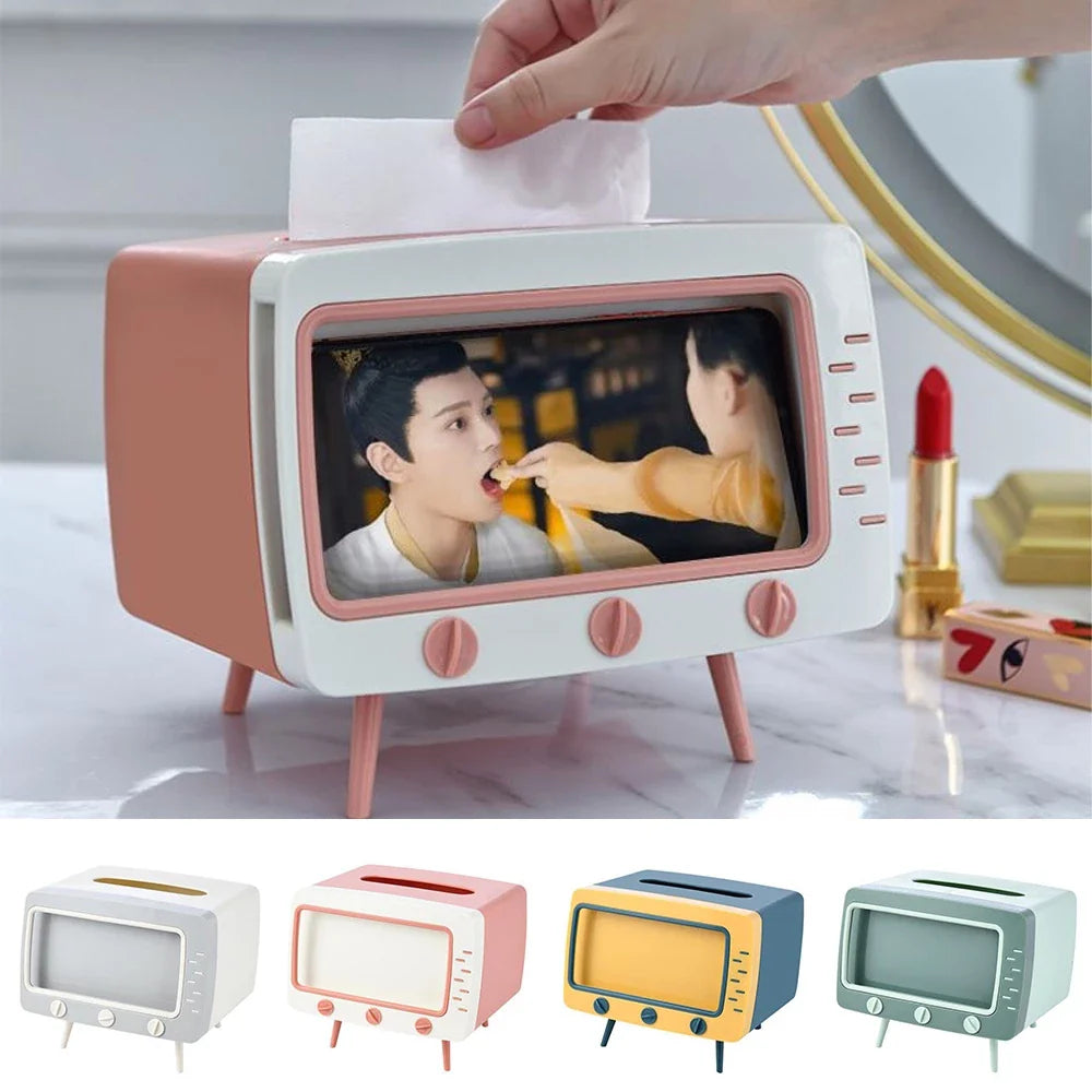 RetroView™ Tissue Storage with Phone Holder