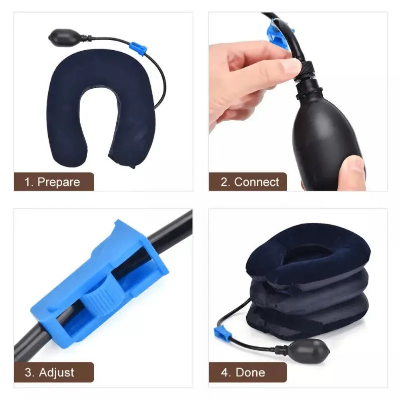 NeckRelief™ Inflatable Neck Stretcher Pillow