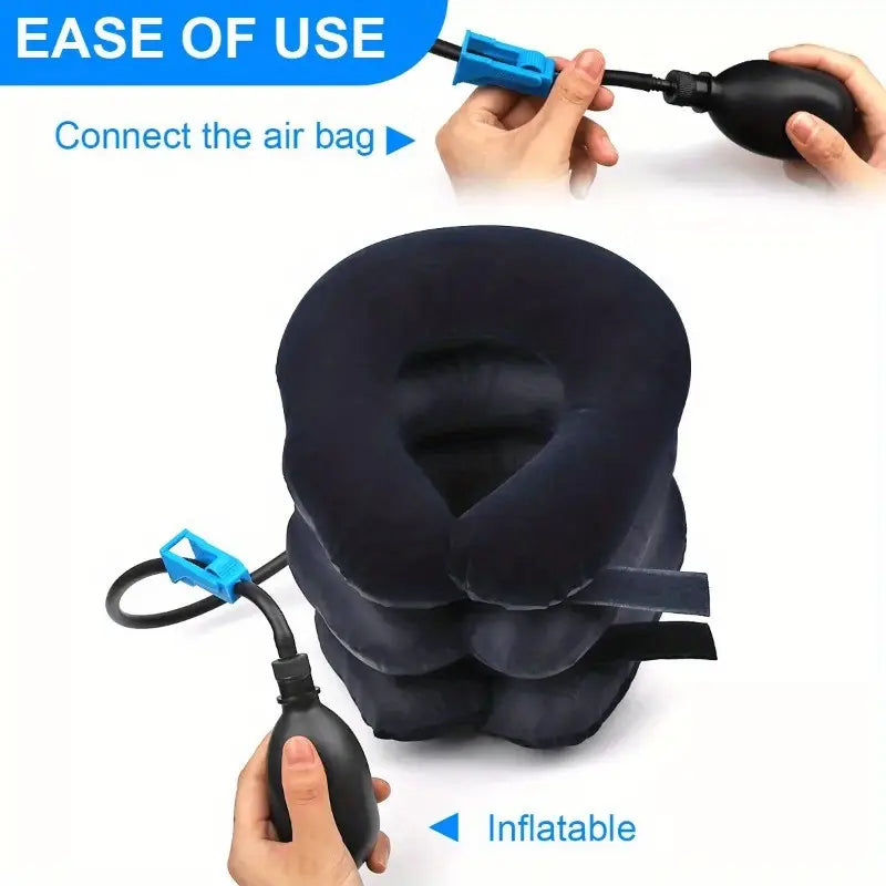 NeckRelief™ Inflatable Neck Stretcher Pillow