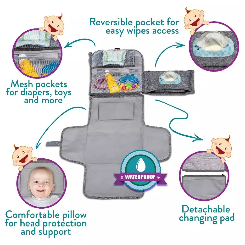 GoChange™ Portable Diaper Changing Pad