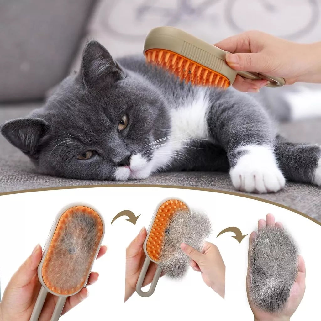 FurMist™ 3-in-1 Pet Steam Brush