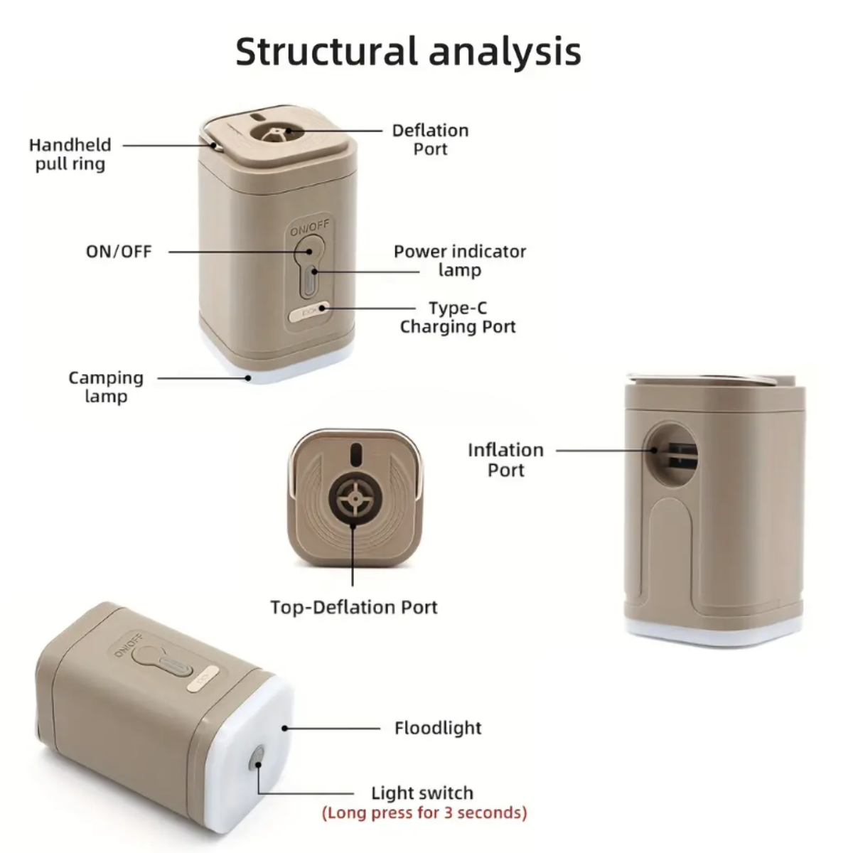 QuickInflate™ Compact Air Inflator