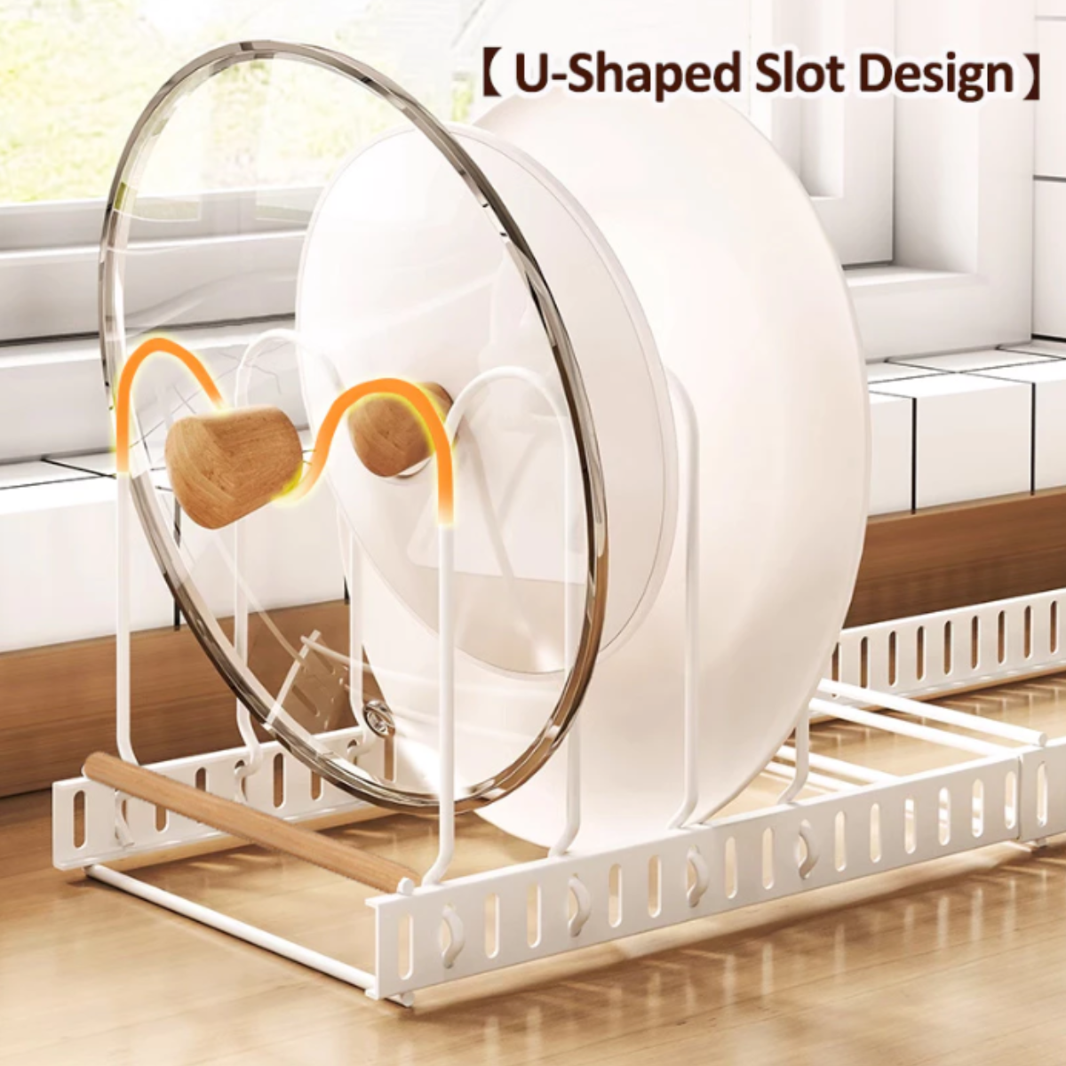 PotStore™ Adjustable Cookware Organizer