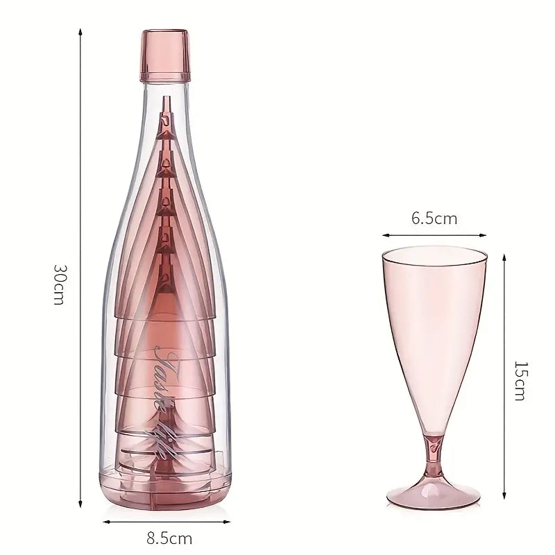 WineSet™ Reusable Champagne Glasses