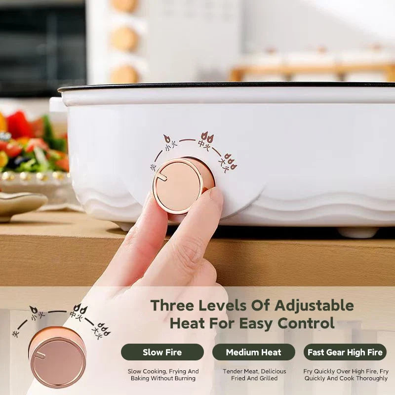 SizzlePan™ Electric Grill Pan