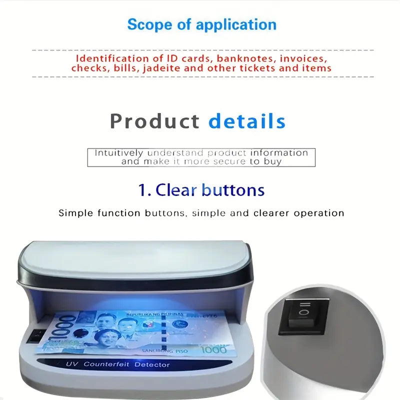 TrueDetect™ Counterfeit Money Detector