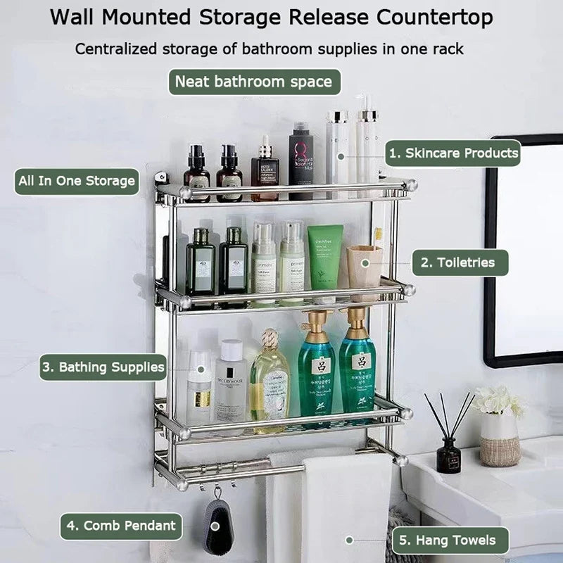 BathRack™ Bathroom Towel Rack