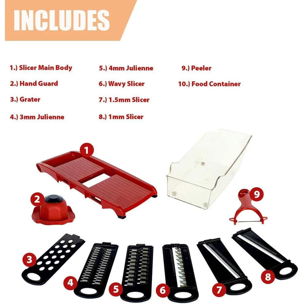 QuickChop™ Multi-Blade Mandoline Slicer